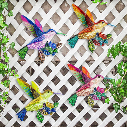 SUNREEK Metal Dragonfly Wall Decor, 9 Inches Dragonfly Outdoor Wall Art for Fence Garden Yard Patio Decorations