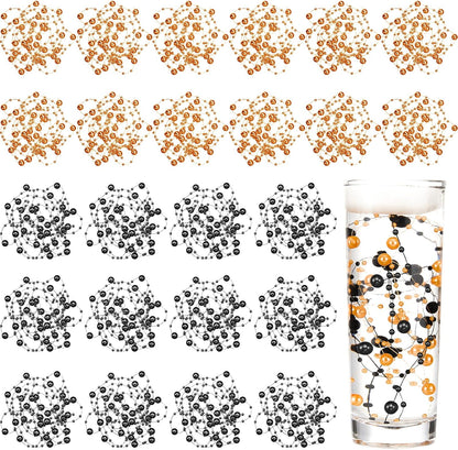 Tondiamo 24 Pcs Artificial Pearl String for Floating Candle Faux Pearls Beads String Garland Centerpiece Decoration for Vases Filler Wedding Spring Holiday Party Decor(Gold)