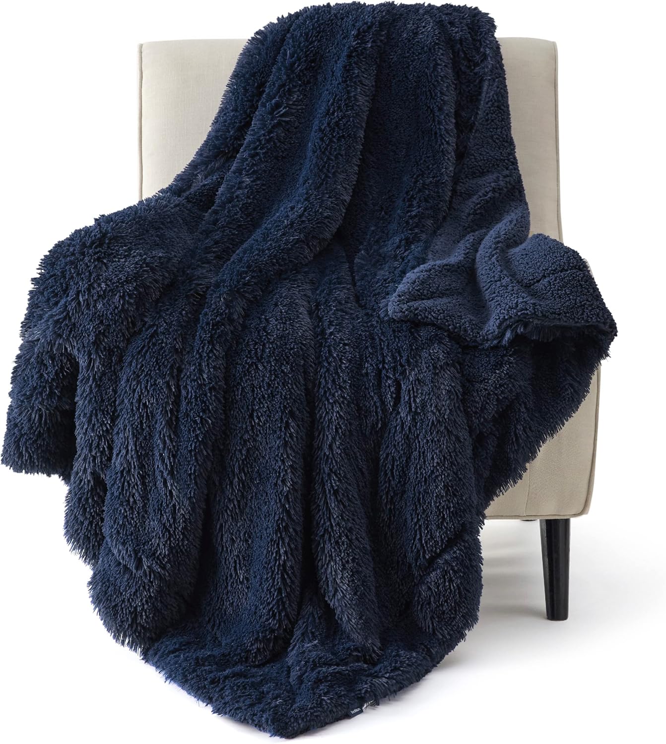 Bedsure GentleSoft Fluffy Fuzzy Faux Fur Throw Blanket for Couch, Soft Sherpa Fleece Cozy Gifts for Women, Plush Bed Blanket Room Decor for Men, Thick Warm Minky Teen Gifts Winter Bedding
