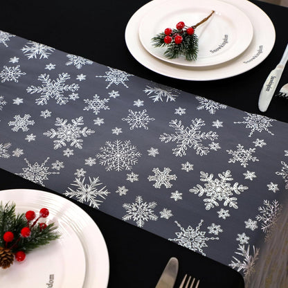 Snowkingdom 2 Pieces Gold Table Runner, Sequin Glitter Foil Metallic Thin Mesh Runner Roll 11"x108", Gold Table Decorations for Event Party, Wedding, Birthday Party, Christmas