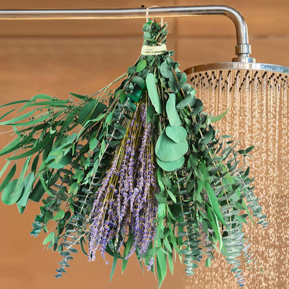 30 Pcs Dried Preserved Eucalyptus Stems Shower Bundle, 9oz 17" 100% Natural Fresh Eucalyptus Plant, Real Eucalyptus Leaves Branches for Shower Vase Filler, Dried Flowers Arrangement Home Decor