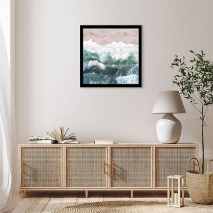 Americanflat 16x20 Picture Frame with Polished Plexiglass - Black Picture Frame - Wide Photo Frames Made of Engineered Wood for Vertical or Horizontal Wall Display - Epic Collection - Black - Colors C