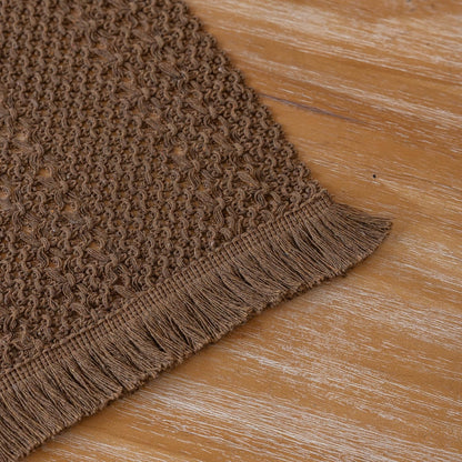 Keketoarrange Boho Sage Green Table Runner for Summer Home Decorations 12x72 Inches Farmhouse Small Macrame Woven Burlap Rustic Coffee Dresser Dining Kitchen Centerpiece Bohemian Decor