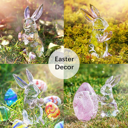 HDCRYSTALGIFTS 3.3'' Crystal Bird Figurine Collectible Art Glass Animal Figurines Table Home Decor Paperweight Valentine’s Day for Women