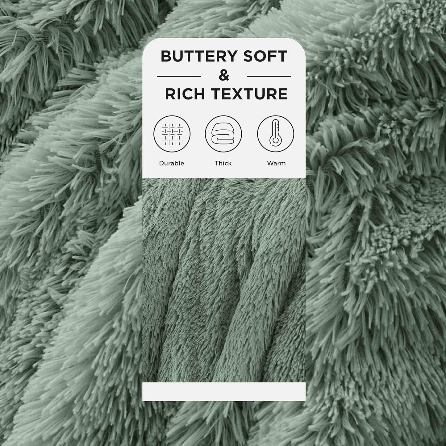 Bedsure GentleSoft Fluffy Fuzzy Faux Fur Throw Blanket for Couch, Soft Sherpa Fleece Cozy Gifts for Women, Plush Bed Blanket Room Decor for Men, Thick Warm Minky Teen Gifts Winter Bedding