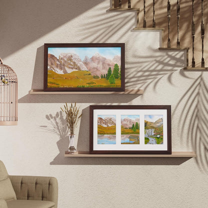 Vittanly 11x14 Collage Picture Frame, Displays 5Pcs 4x6 Pictures with Mat or 1Pcs 11x14 without Mat for Wall Mounting, Picture Frames Collage Wall Decor in Black, 1 Pack