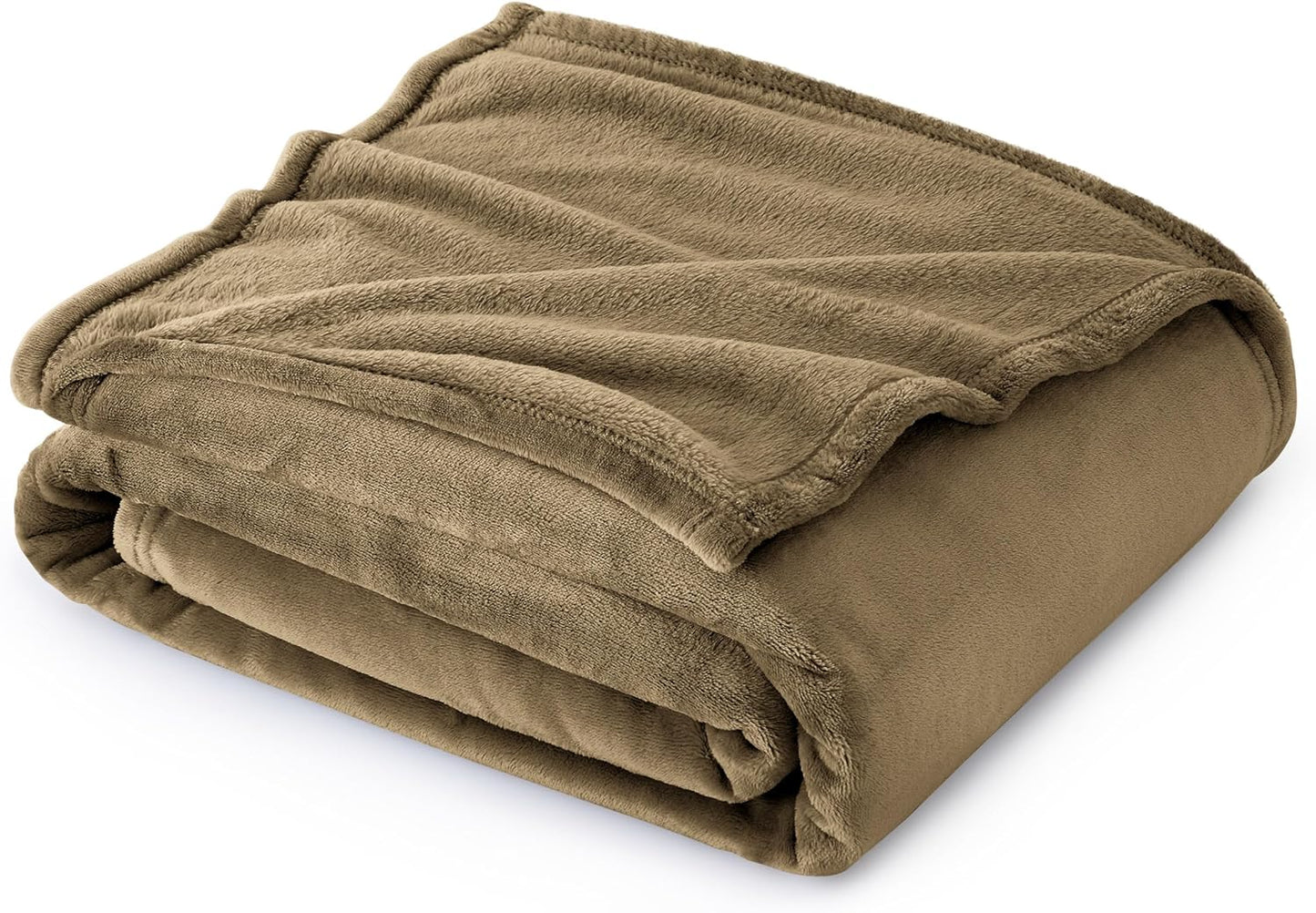 Bedsure GentleSoft Fleece Throw Blanket for Couch Grey - Lightweight Plush Fuzzy Cozy Soft Blankets and Throws for Sofa, Couch, Travel, Camping, 50x60 inches - Colors B