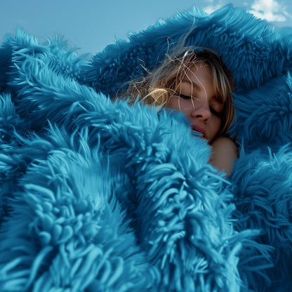 Bedsure GentleSoft Fluffy Fuzzy Faux Fur Throw Blanket for Couch, Soft Sherpa Fleece Cozy Gifts for Women, Plush Bed Blanket Room Decor for Men, Thick Warm Minky Teen Gifts Winter Bedding