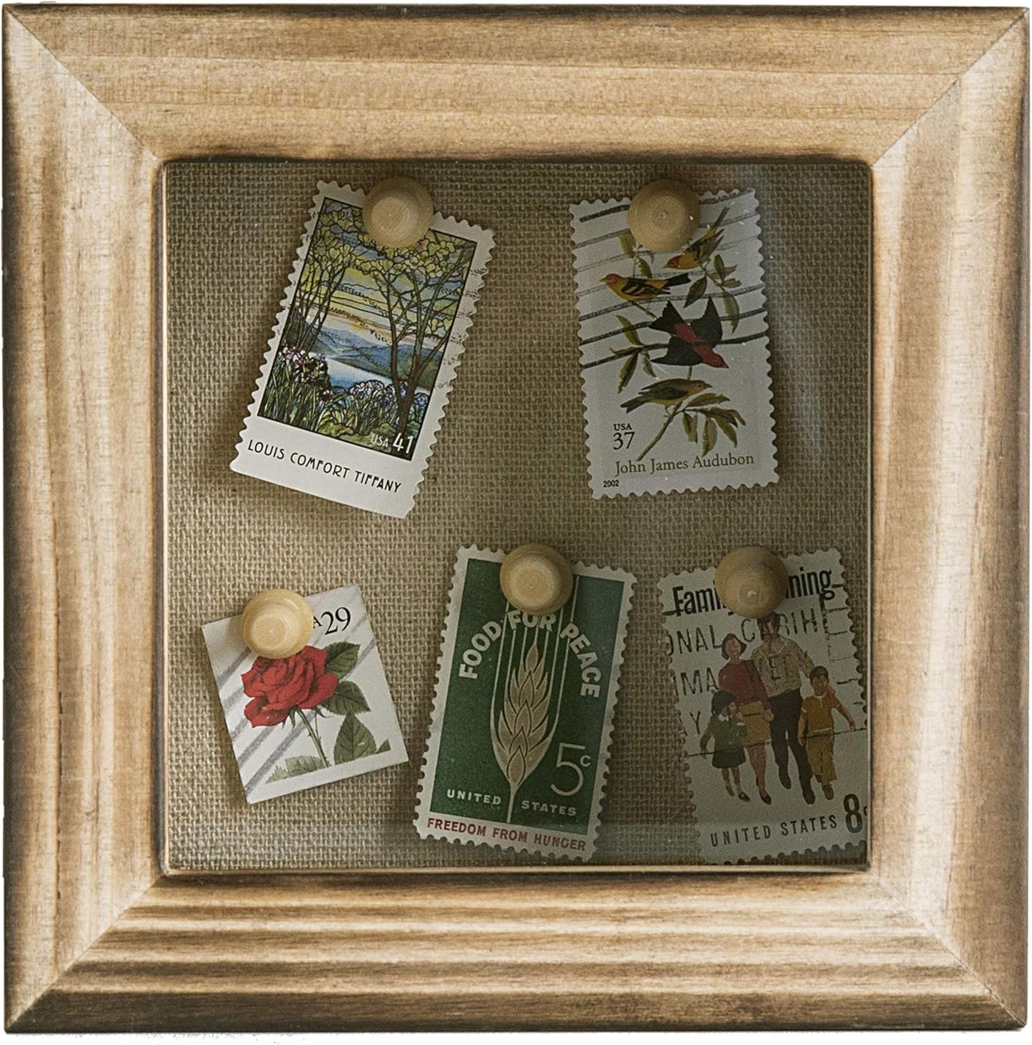 Freezing point Shadow Box Frame 8x8 Shadow Boxes Display Case with Linen Back Memorabilia Awards Medals Bouquet Photos Picture Badge Wedding Memory Box for Keepsakes Carbonized Small Pin Board