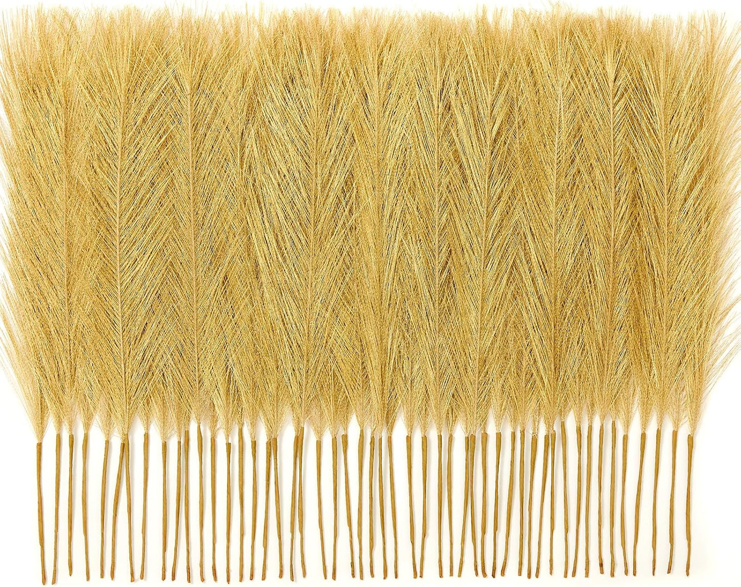 50pcs Pampas Grass 17in for Living Room Decor, Blush Pink Pampas Grass Decor, Fluffy Pink Flowers for Home Birthday Bathroom Baby Shower Wall Bow Decor(Blush & Cream & Pink)