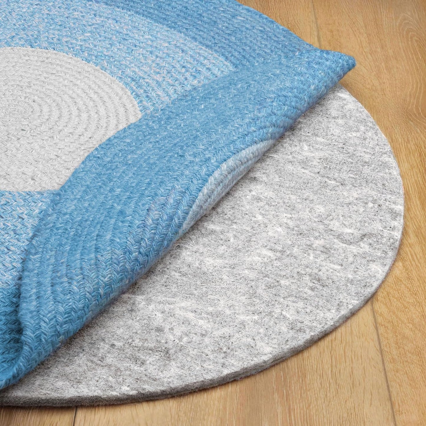 RUGPADUSA - Basics - 8'x10' - 1/4" Thick - 100% Felt - Protective Cushioning Rug Pad - Safe for All Floors and Finishes Including Hardwoods - Colors B