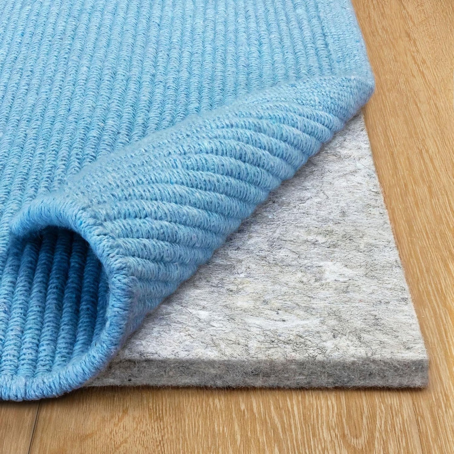 RUGPADUSA - Basics - 8'x10' - 1/4" Thick - 100% Felt - Protective Cushioning Rug Pad - Safe for All Floors and Finishes Including Hardwoods - Colors B