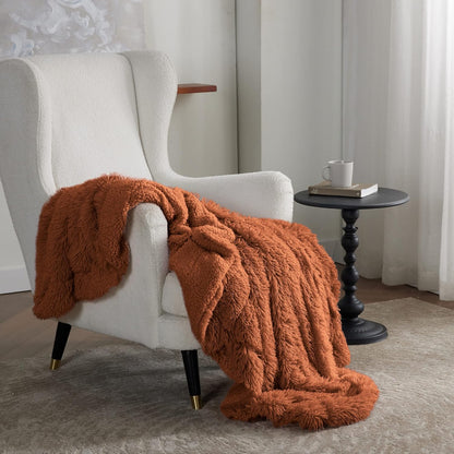 Bedsure GentleSoft Fluffy Fuzzy Faux Fur Throw Blanket for Couch, Soft Sherpa Fleece Cozy Gifts for Women, Plush Bed Blanket Room Decor for Men, Thick Warm Minky Teen Gifts Winter Bedding