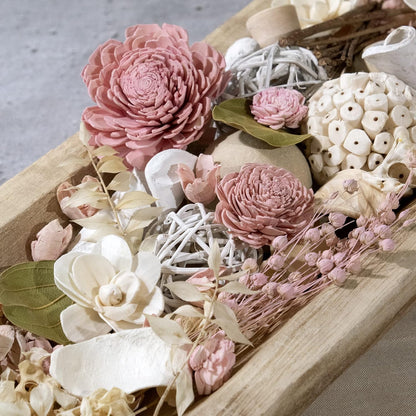 ANDALUCA Maison Box Fragrance Potpourri Decorative Vase & Bowl Filler Home Décor (Coconut Sandalwood)