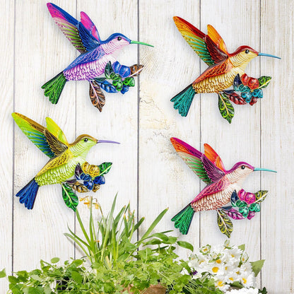 SUNREEK Metal Dragonfly Wall Decor, 9 Inches Dragonfly Outdoor Wall Art for Fence Garden Yard Patio Decorations