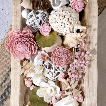ANDALUCA Maison Box Fragrance Potpourri Decorative Vase & Bowl Filler Home Décor (Coconut Sandalwood)