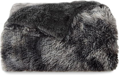Bedsure GentleSoft Fluffy Fuzzy Faux Fur Throw Blanket for Couch, Soft Sherpa Fleece Cozy Gifts for Women, Plush Bed Blanket Room Decor for Men, Thick Warm Minky Teen Gifts Winter Bedding