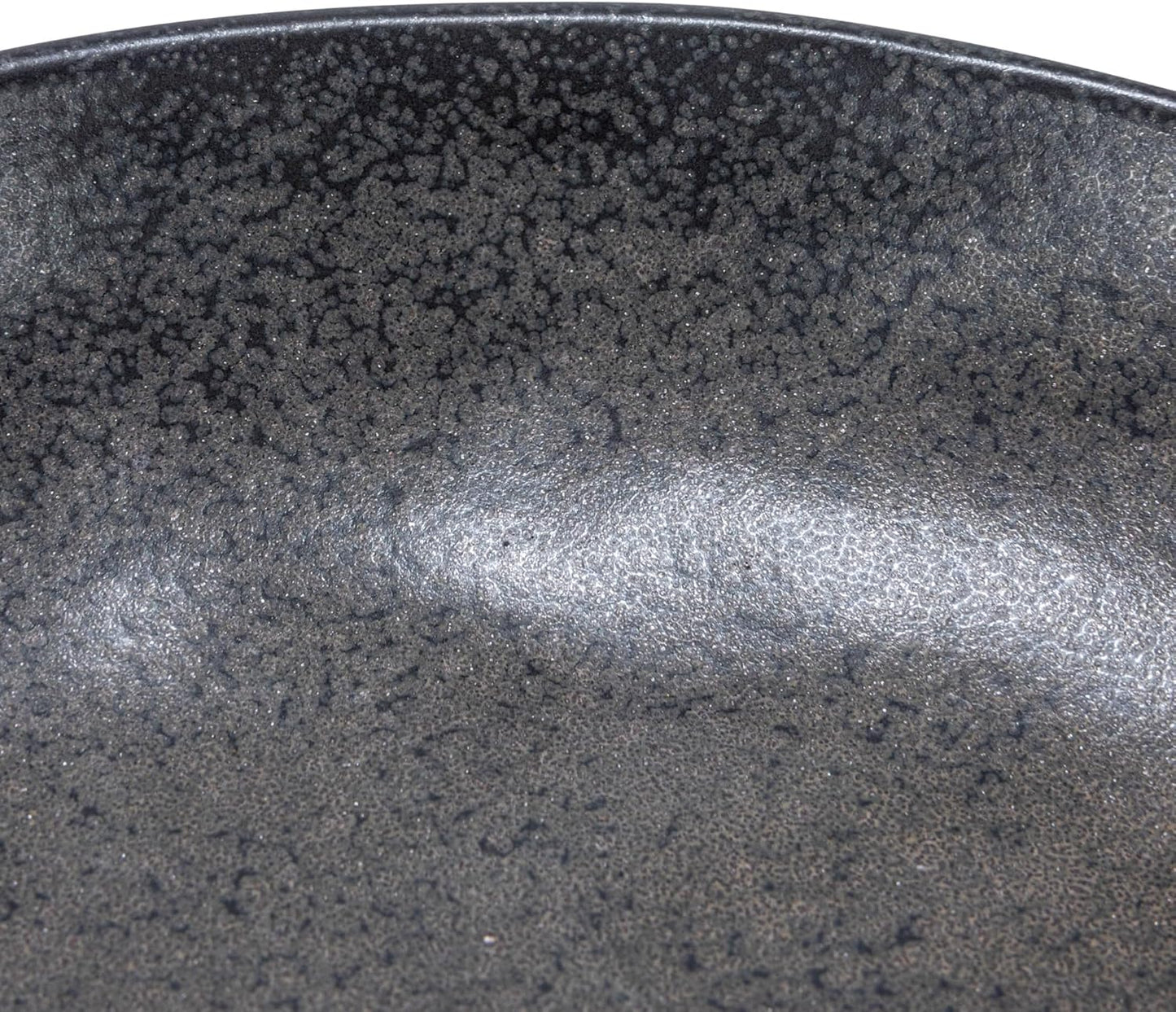 Creative Co-Op Stoneware Bowl w Reactive Glaze, White