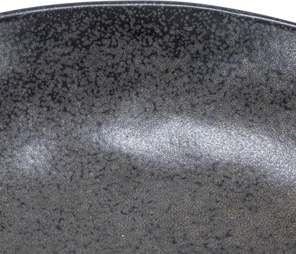 Creative Co-Op Stoneware Bowl w Reactive Glaze, White