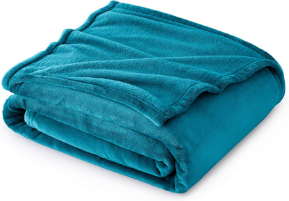 Bedsure GentleSoft Fleece Throw Blanket for Couch Grey - Lightweight Plush Fuzzy Cozy Soft Blankets and Throws for Sofa, Couch, Travel, Camping, 50x60 inches - Colors A