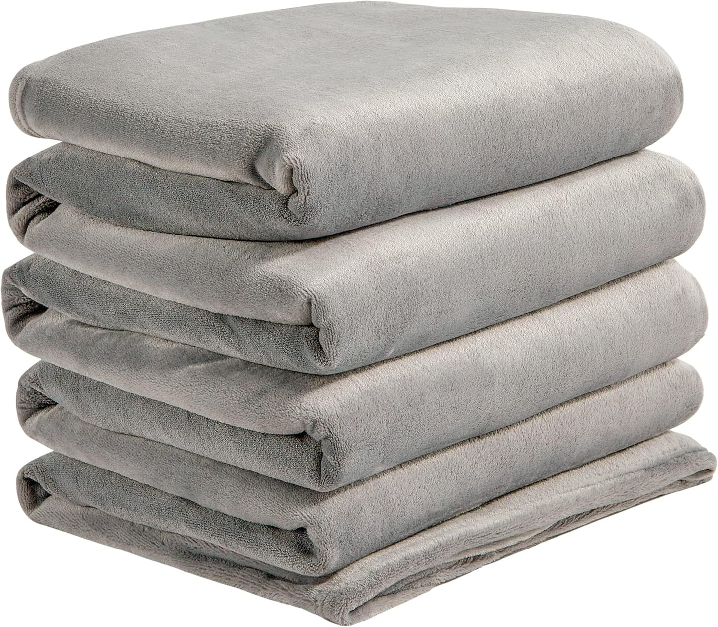BEDELITE Fleece Blanket Black Throw Blankets for Couch & Bed, Luxury Plush Cozy Fuzzy Blanket 50x60 inches, Super Soft Warm Lightweight Throw Blanket for Travel Camping - Colors B
