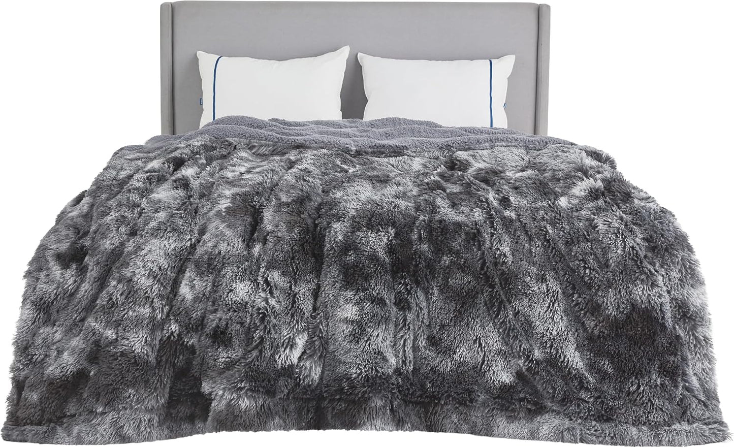 Bedsure GentleSoft Fluffy Fuzzy Faux Fur Throw Blanket for Couch, Soft Sherpa Fleece Cozy Gifts for Women, Plush Bed Blanket Room Decor for Men, Thick Warm Minky Teen Gifts Winter Bedding
