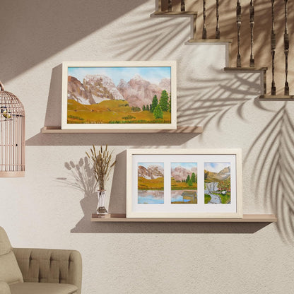 Vittanly 11x14 Collage Picture Frame, Displays 5Pcs 4x6 Pictures with Mat or 1Pcs 11x14 without Mat for Wall Mounting, Picture Frames Collage Wall Decor in Black, 1 Pack