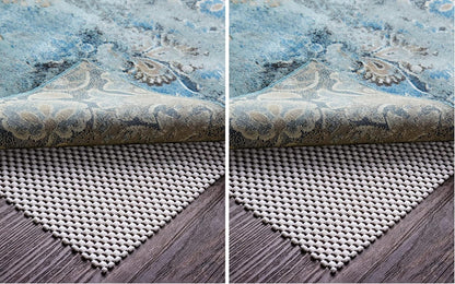 Veken Non Slip Rug Pad Gripper 8 x 10 Feet Extra Thick Pads for Any Hard Surface Floors, Keep Your Rugs Safe and in Place, Under Carpet Anti Skid Mat - Colors B