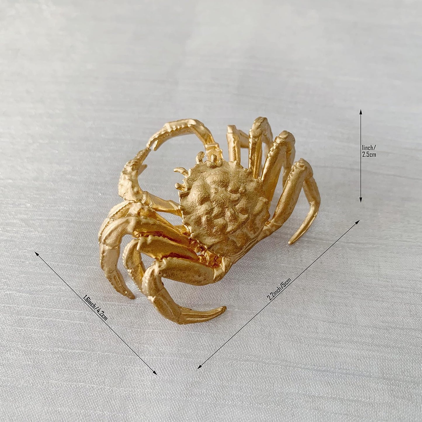 Gold Butterfly Sculpture Solid Metal Insect Ornament Mini Butterfly Figurine for Home Office Garden Desktop Decor