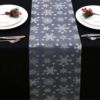 Snowkingdom 2 Pieces Gold Table Runner, Sequin Glitter Foil Metallic Thin Mesh Runner Roll 11"x108", Gold Table Decorations for Event Party, Wedding, Birthday Party, Christmas