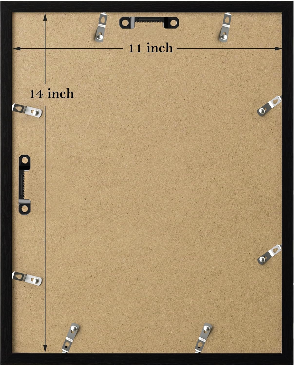 eletecpro 12x12 Picture Frames Set of 9 with Clear Acrylic Cover, Display 8x8 Photos with Mat or 12x12 Without, Classic and Sturdy Square Collage Gallery Wall Decor, Easy Wall Mount, Black