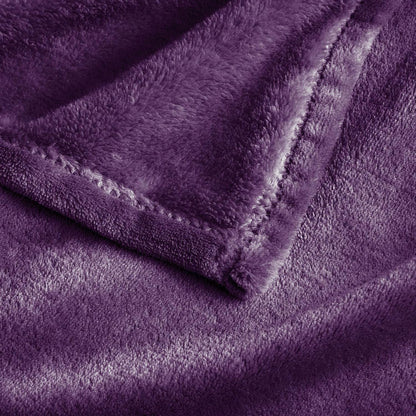 BEDELITE Fleece Blanket Black Throw Blankets for Couch & Bed, Luxury Plush Cozy Fuzzy Blanket 50x60 inches, Super Soft Warm Lightweight Throw Blanket for Travel Camping - Colors A