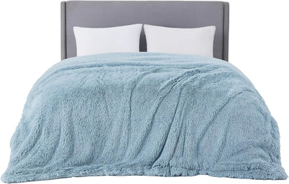 Bedsure GentleSoft Fluffy Fuzzy Faux Fur Throw Blanket for Couch, Soft Sherpa Fleece Cozy Gifts for Women, Plush Bed Blanket Room Decor for Men, Thick Warm Minky Teen Gifts Winter Bedding