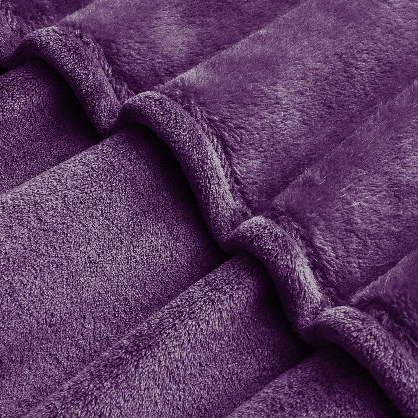 BEDELITE Fleece Blanket Black Throw Blankets for Couch & Bed, Luxury Plush Cozy Fuzzy Blanket 50x60 inches, Super Soft Warm Lightweight Throw Blanket for Travel Camping - Colors A
