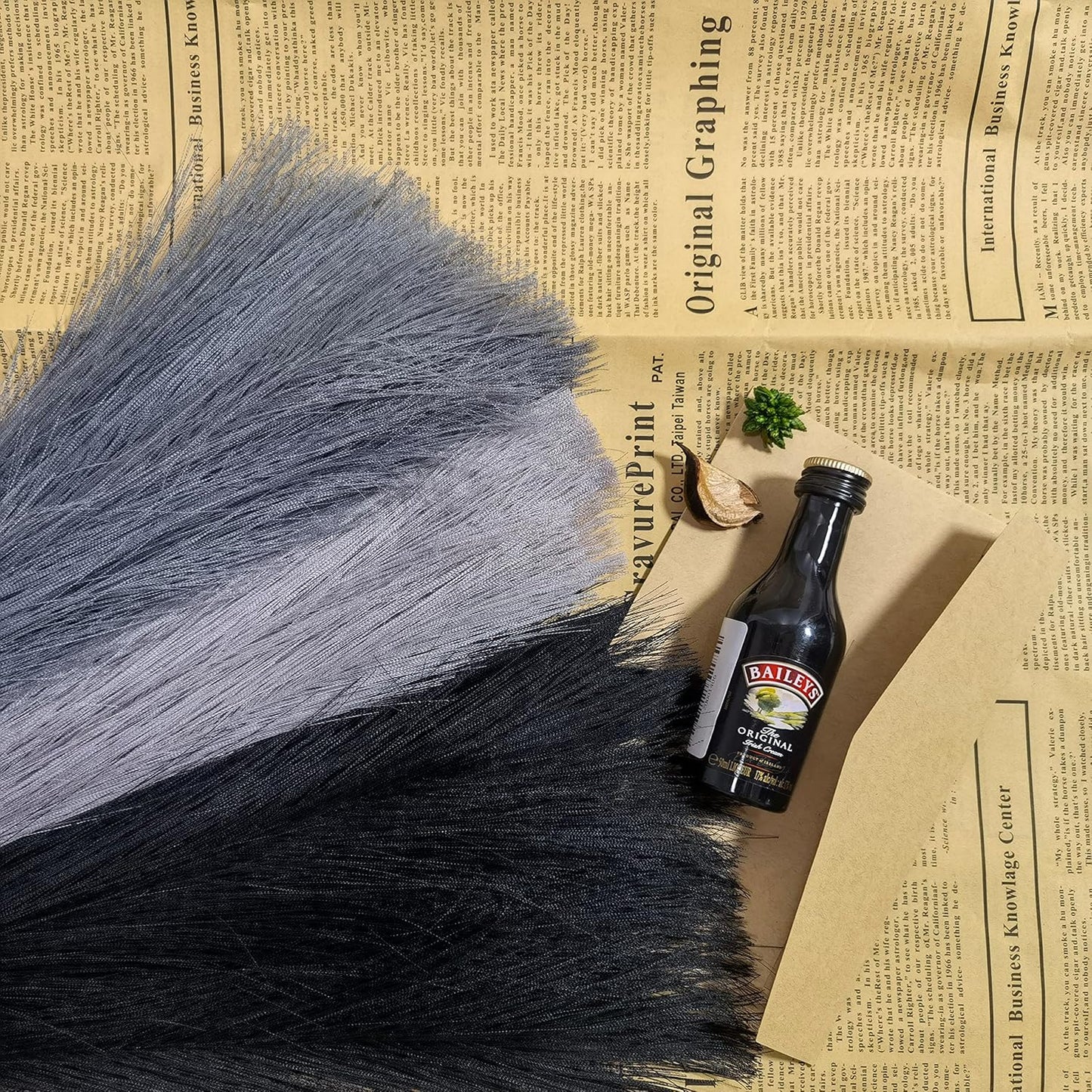 SeptCat 9 Pcs 45" Faux Dried Pampas Grass Tall Decor, Fluffy Fake Long Pompas Artificial Black Grey Gray Pompous Stems Bouquet Flower Arrangement Vase Filler for Boho Home Wedding Decoration